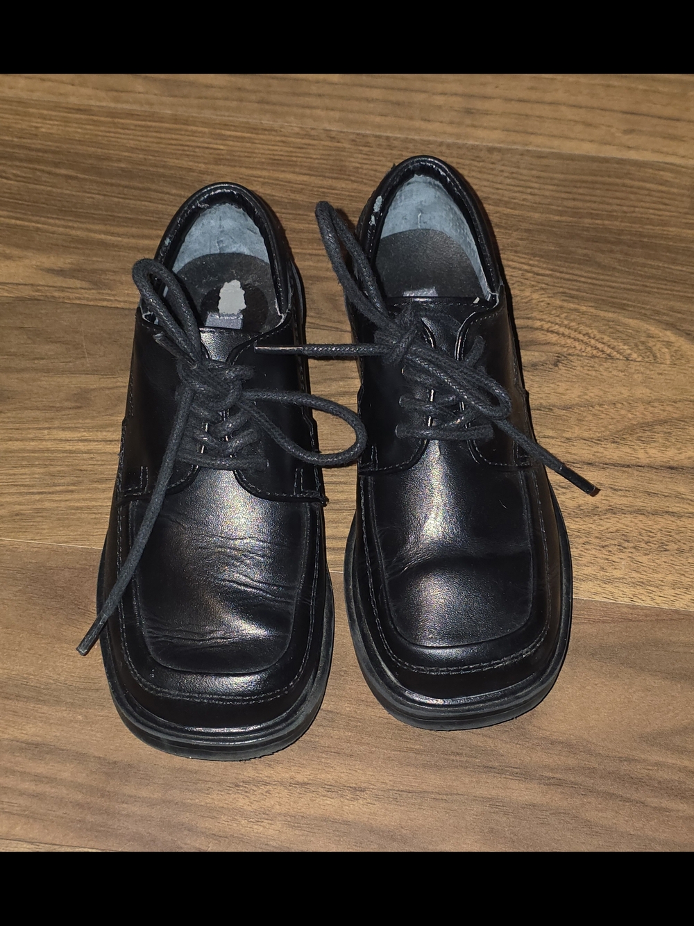 Reaction Kenneth Cole Boys' Black Lace-Up Dress Shoes